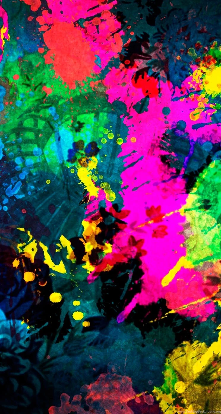 Jestingstock.com Splatter Paint Wallpapers For Iphone