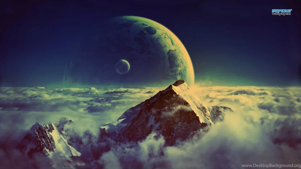 Snowy Mountain Top Wallpapers Fantasy Wallpapers