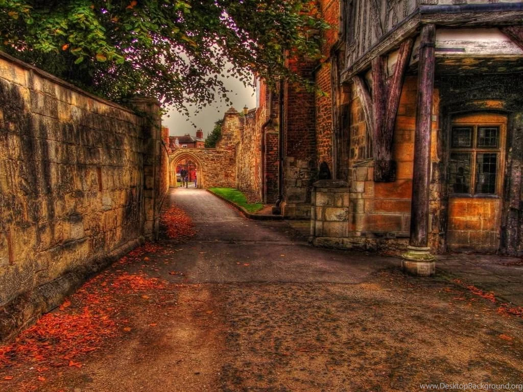 Ancient Ancient Walls Hdr Photography Cobblestone House Tree 3260 ...