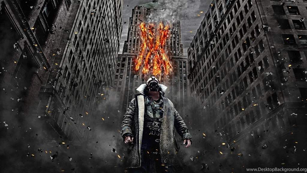 Batman The Dark Knight Rises Bane Debris Buildings Wallpapers ...