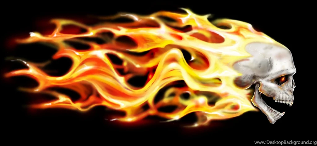 Skull Flames Images