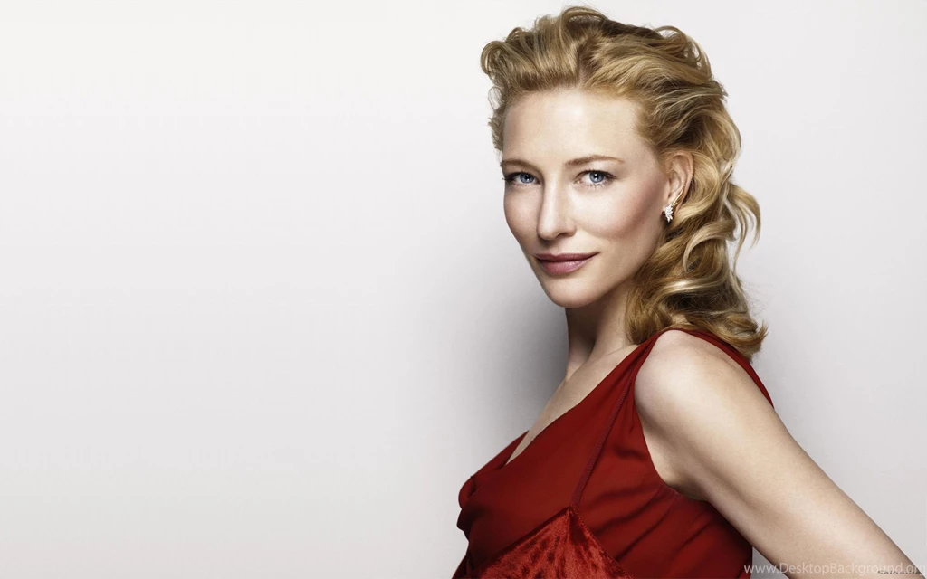 Cate Blanchett Actress Blondes Blue Eyes Red Dress Wallpapers ...