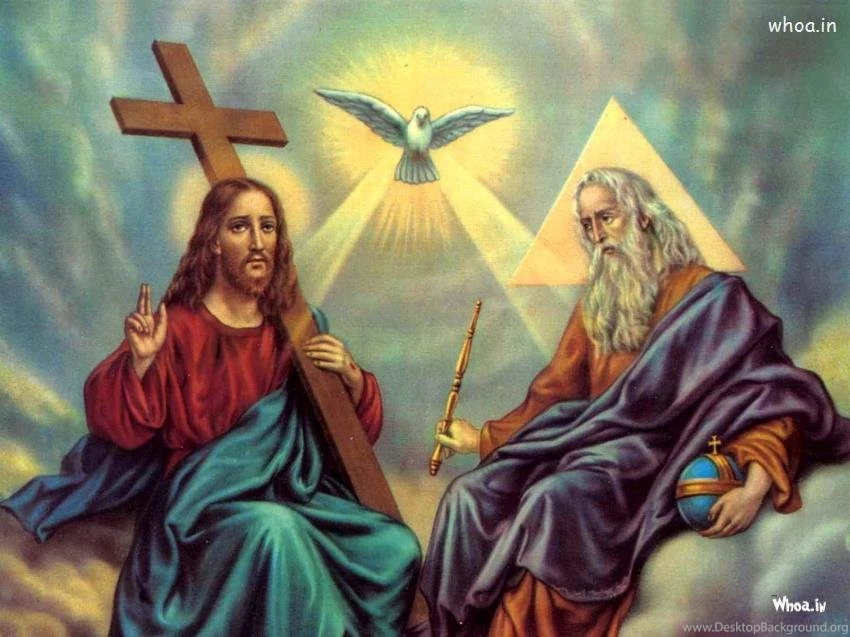 Jesus Christ With Holy Trinity HD Wallpapers