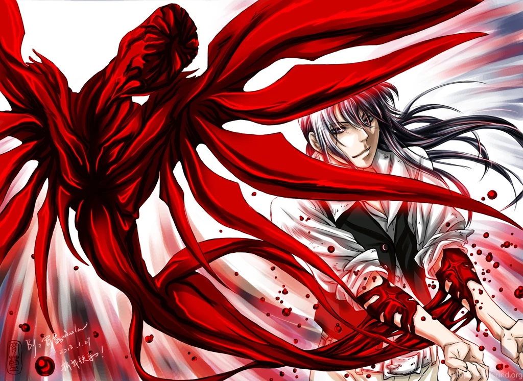 D Gray Man Yuu Kanda Blood Wallpapers