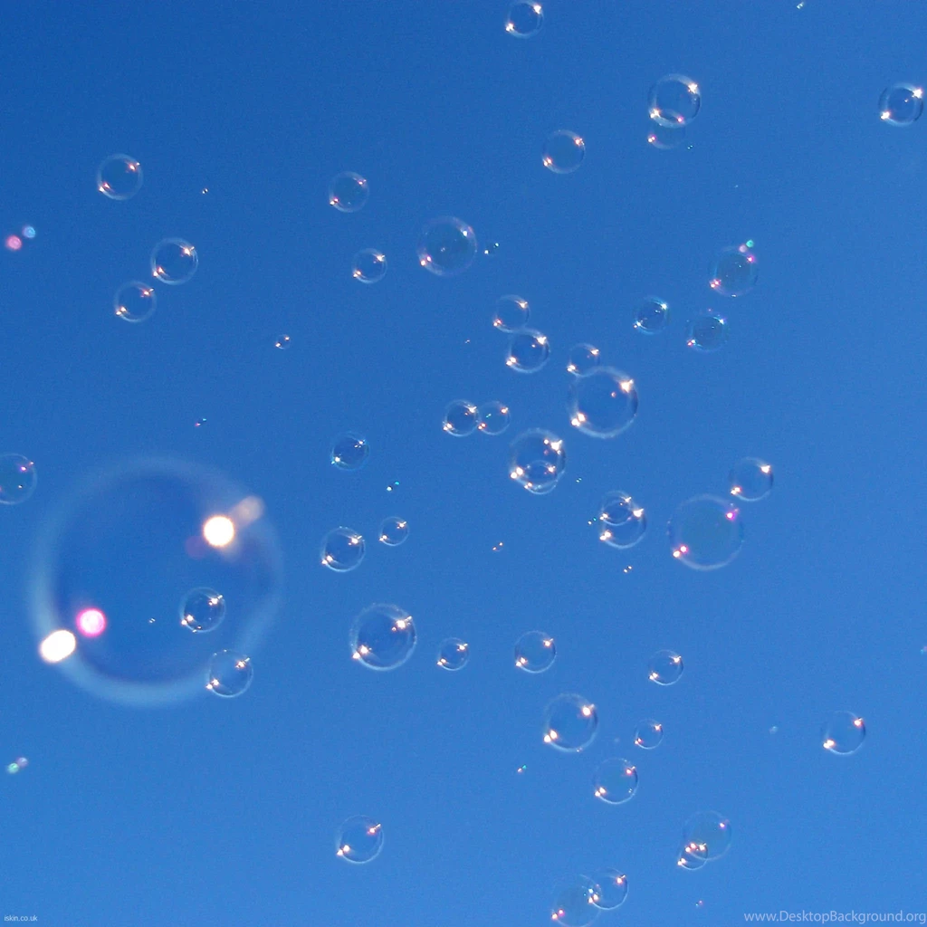 Blue Bubbles Desktop Wallpapers
