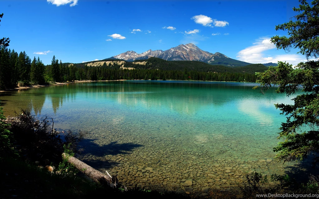 Wallpapers Lake Canada Sky Lake Edith Jasper National Park Nature ...