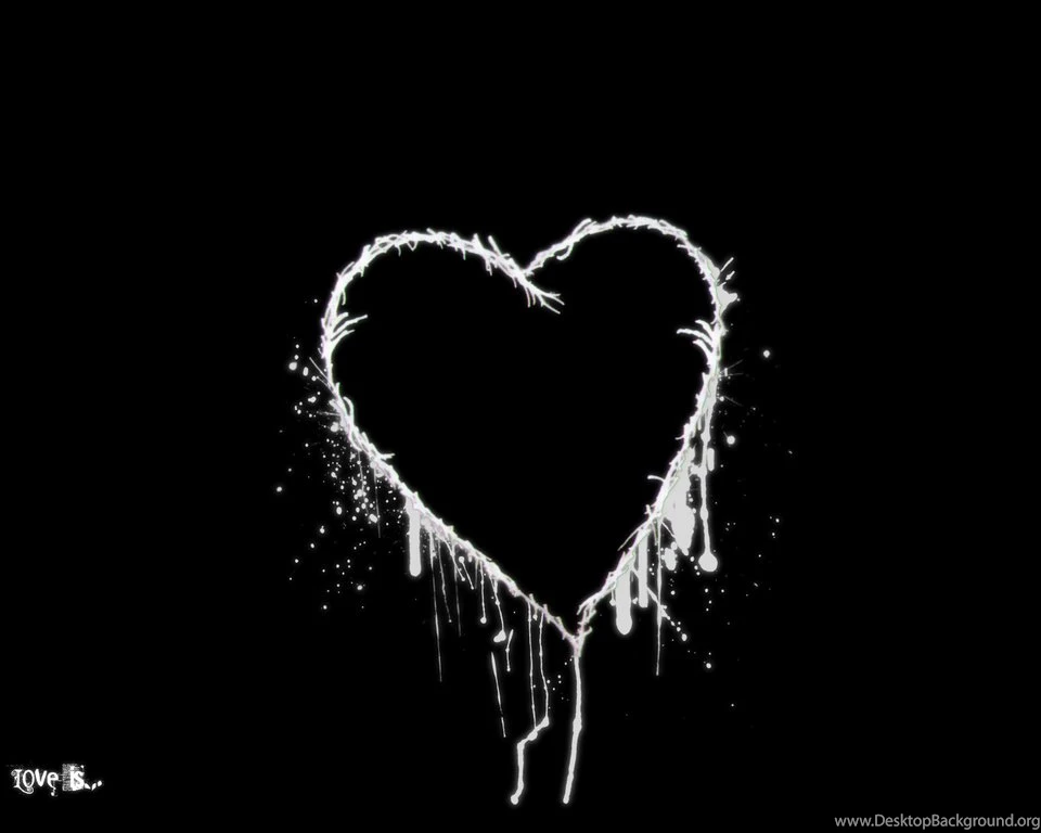 Black And White Heart Wallpapers All Wallpapers New