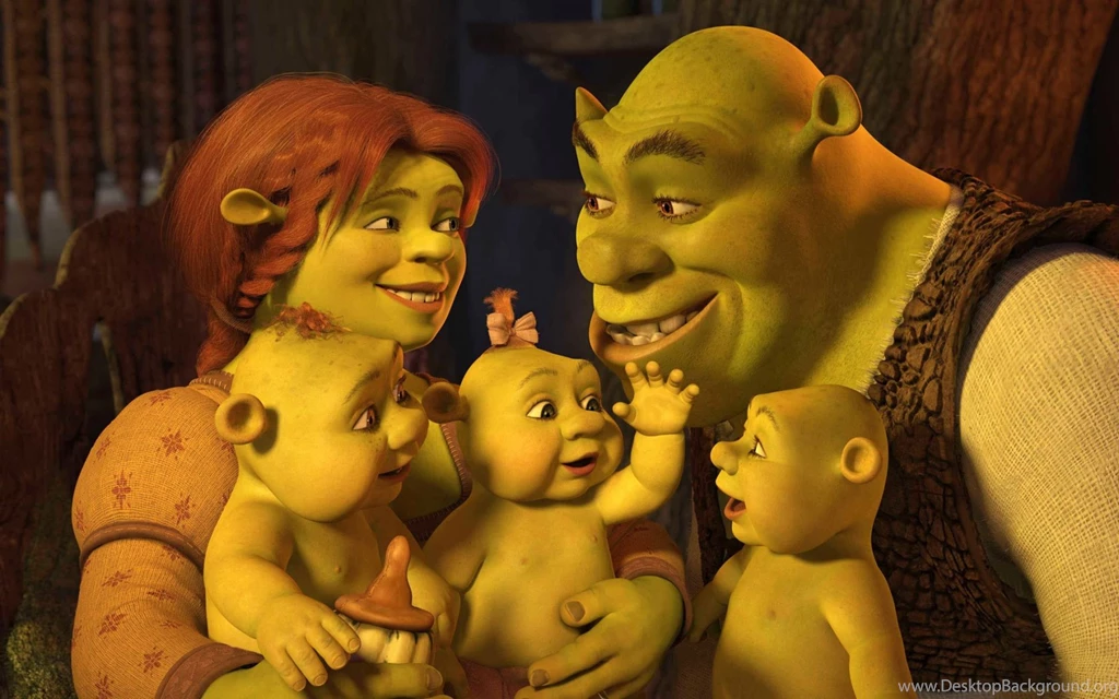1680x1050 Shrek Familly Desktop PC And Mac Wallpapers