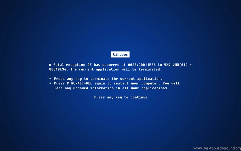 1920x1200 Windows Fatal Error Wallpapers
