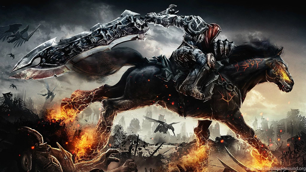Fantasy Warrior Riding Horse Wallpapers