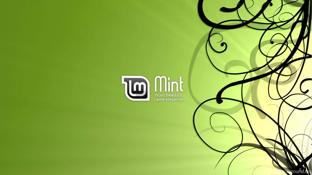 Wallpapers Linuxmint Linux Mint Green Roots Hd 1366x768