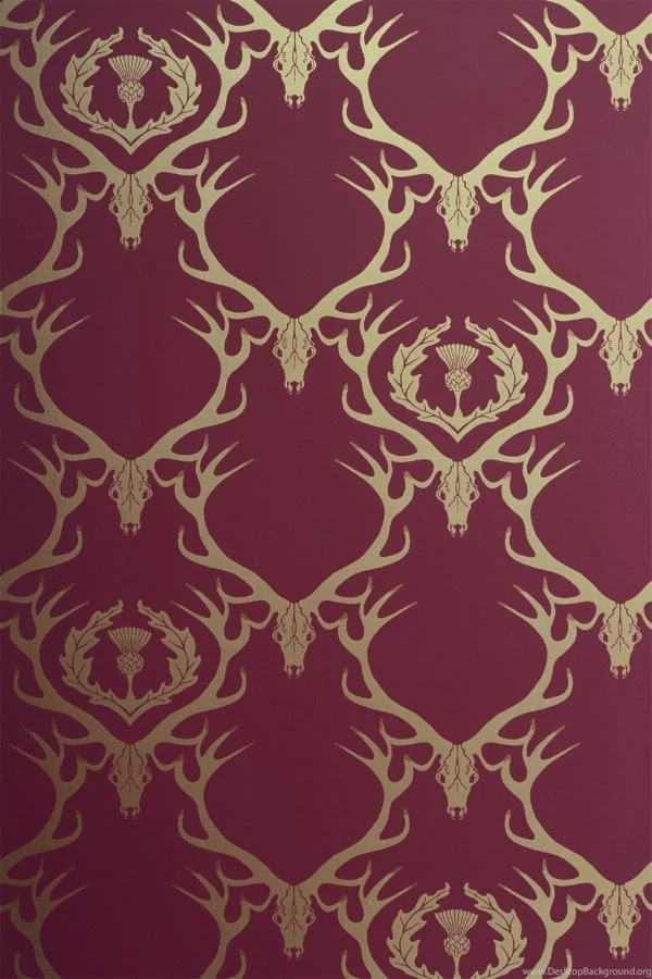 Tartan Chair Thistle Wallpapers From VOYAGE Country Collection ...