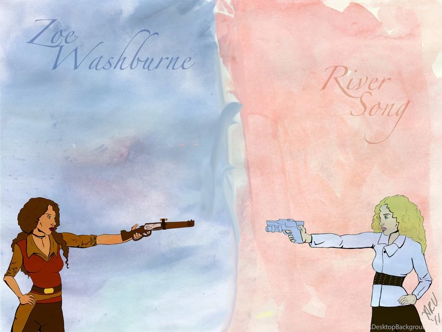 River Song Vs. Zoe Washburne Wallpaper By TheBluekulele On ...