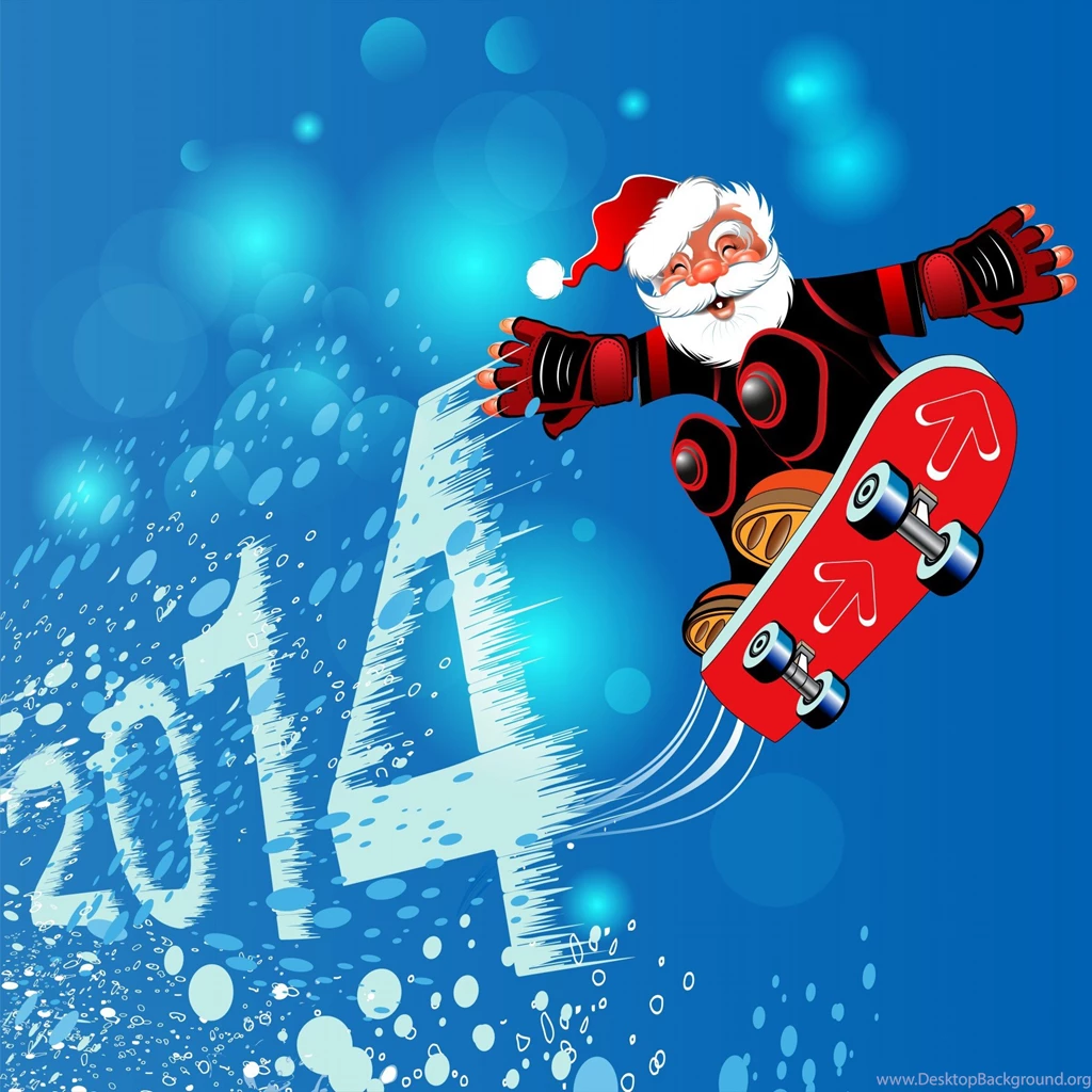 Santa Claus In The New Year 2014 Wallpapers And Images ...