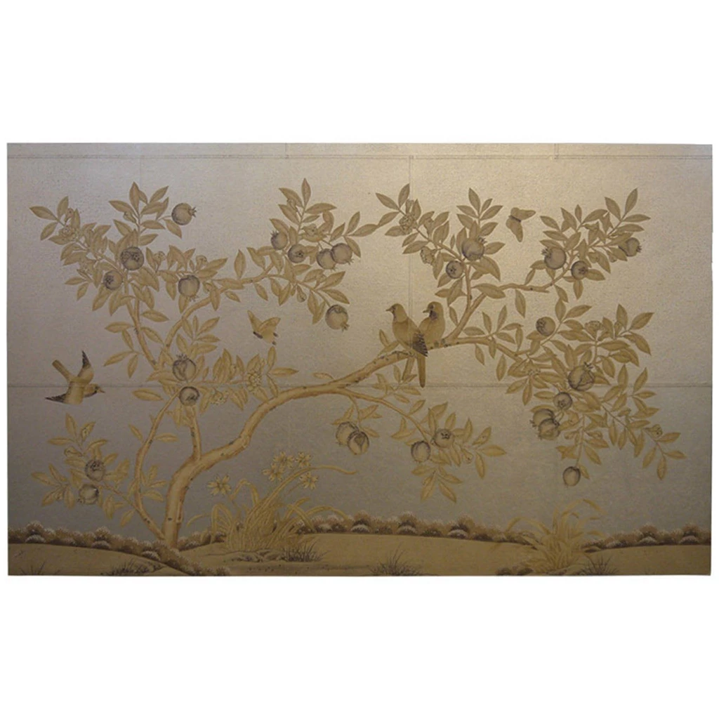 Handpainted Gracie Chinese Wallpapers Painting At 1stdibs