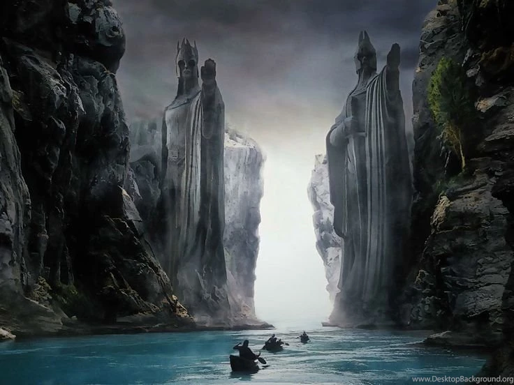 This Wallpapers Depicts The Argonath, The Ancient Statues Of ...