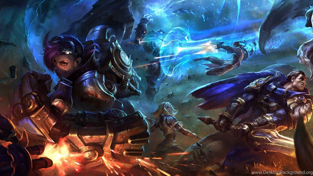 Vi Lux Lucian Xerath Garen League Of Legends W