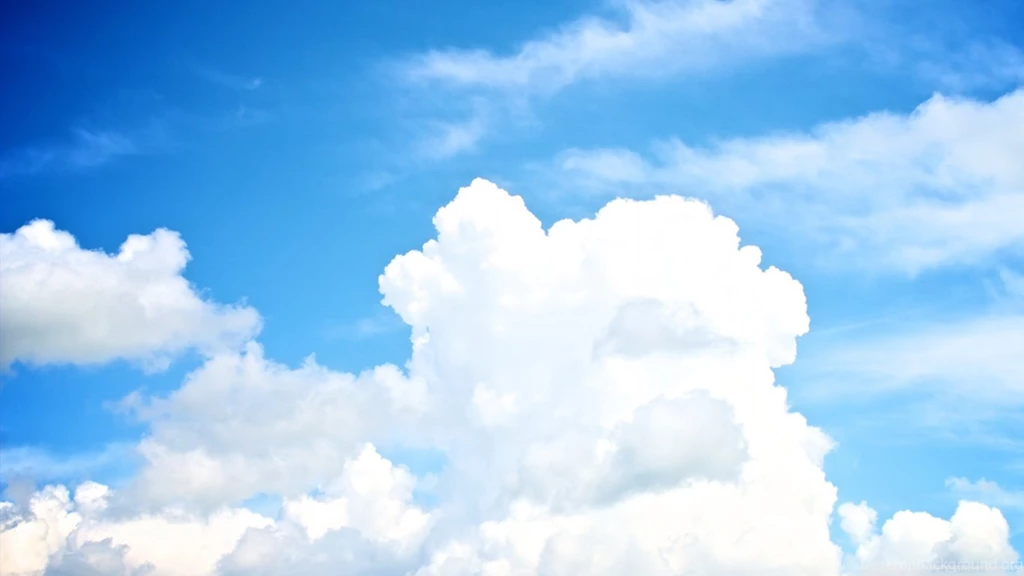 White Clouds In The Sky HD Desktop Wallpapers : High Definition ...