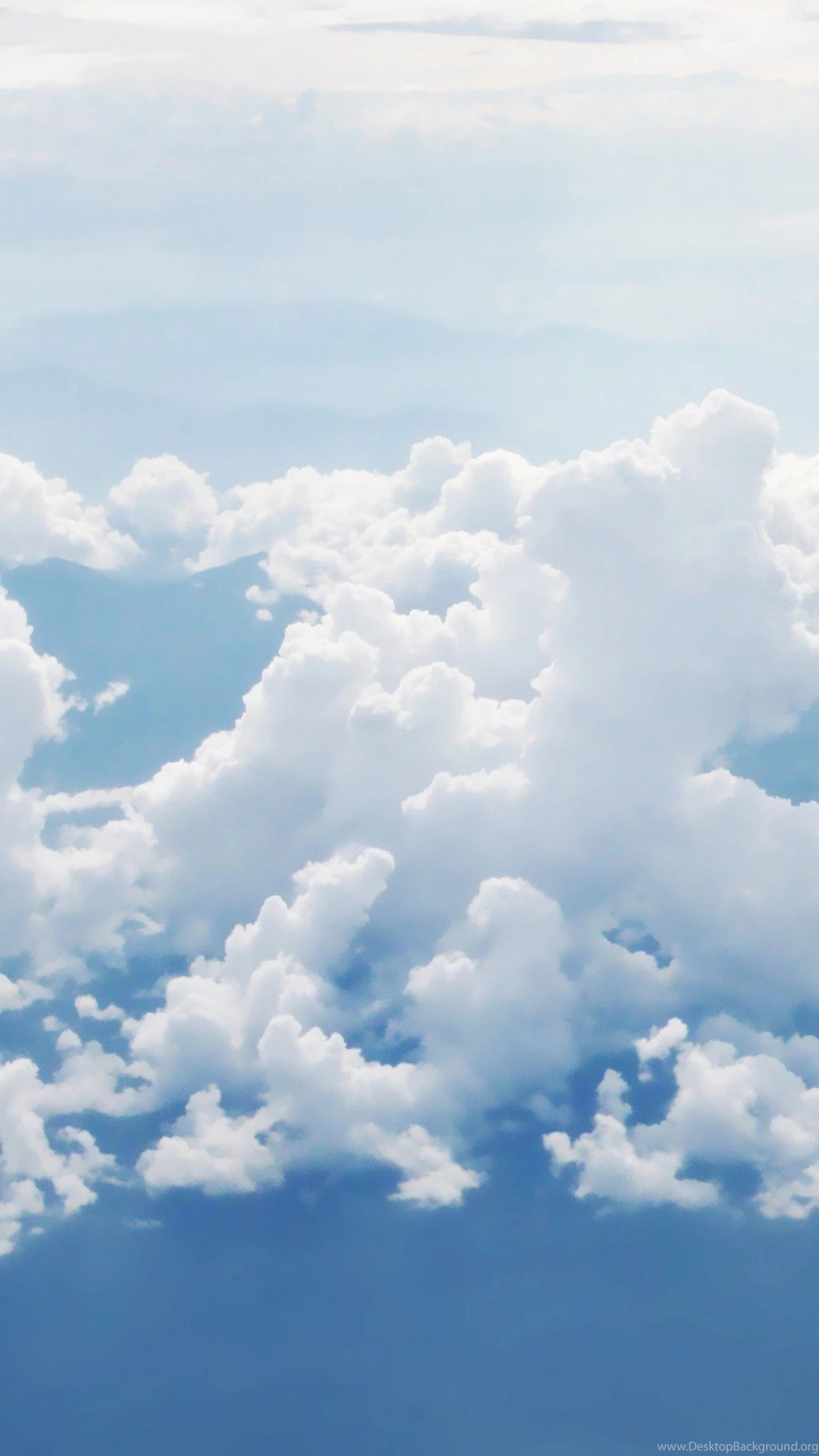 Fluffy White Clouds Mobile Wallpapers 4288