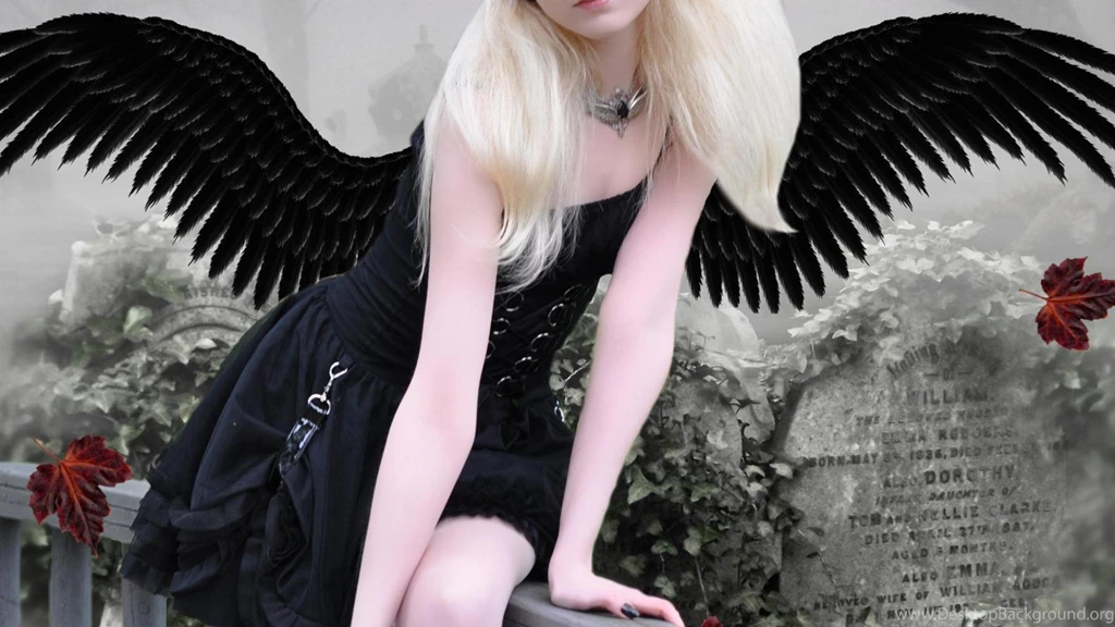 ANGEL OF GOTHIC WALLPAPER (