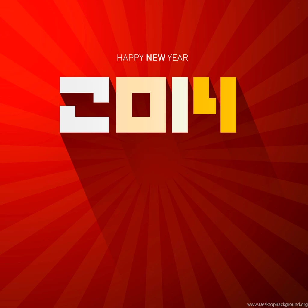Creative 2014 New Year Design Backgrounds Set 04 Vector ...