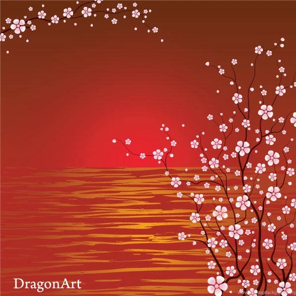 Japanese Cherry Blossoms Vector