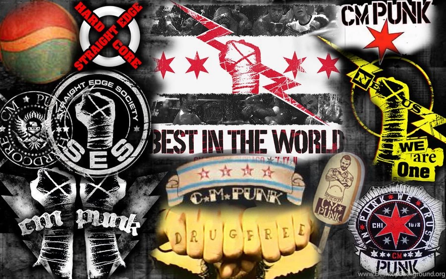 Cm Punk Name Logos   Printable Invitation Download