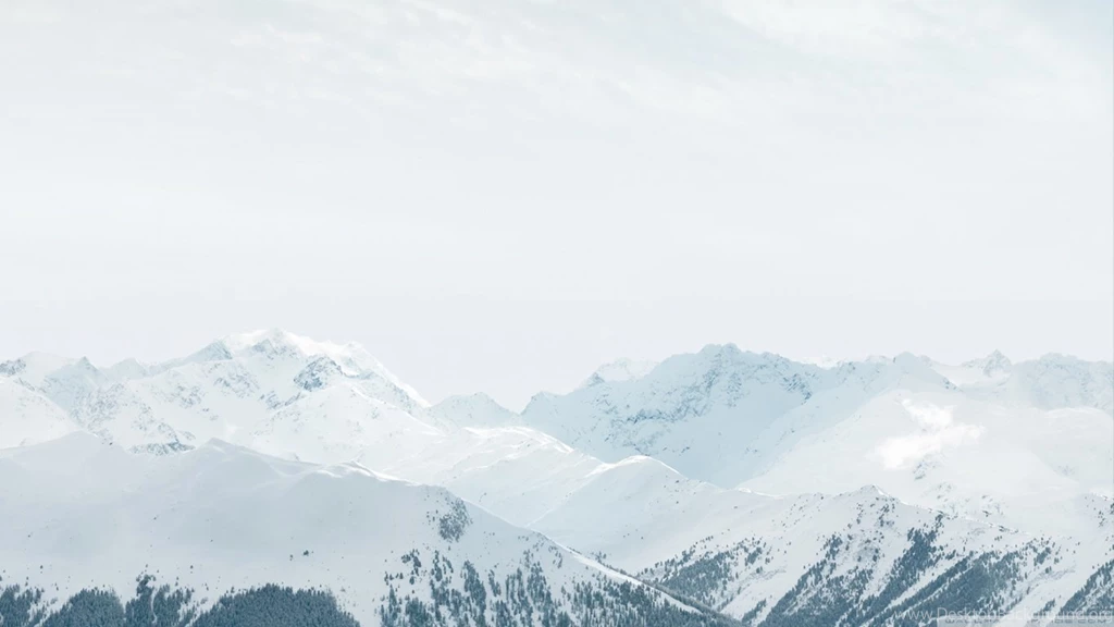 Apple IOS Snow Mountains HD Desktop Wallpapers : Widescreen : High ...