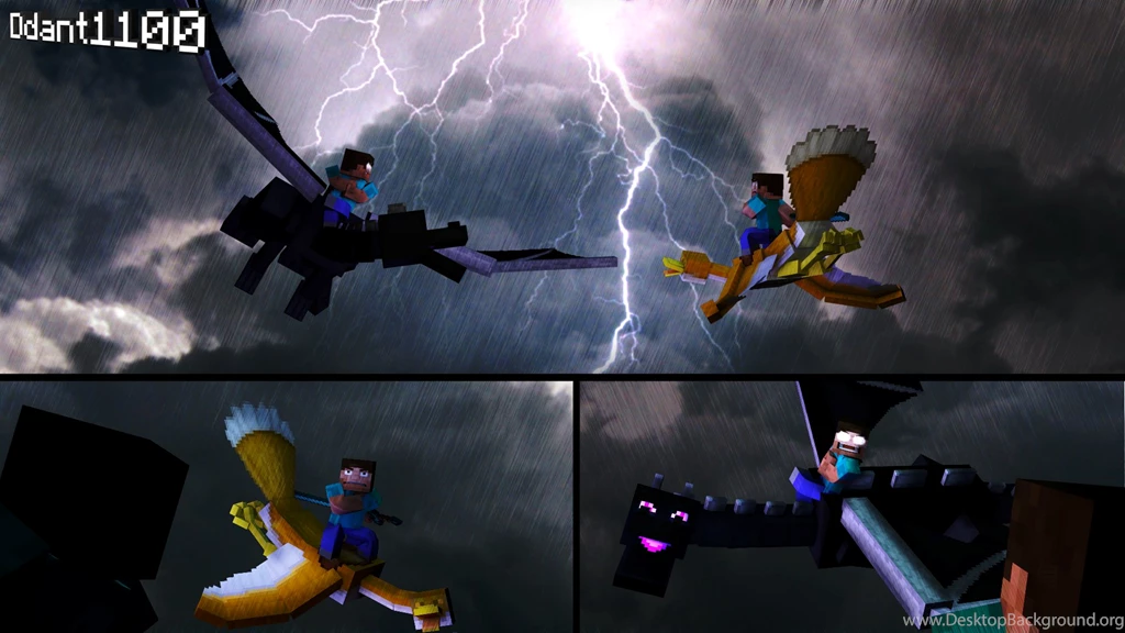 Wallpapers Minecraft (The Fight) By Ddant1100 On DeviantArt