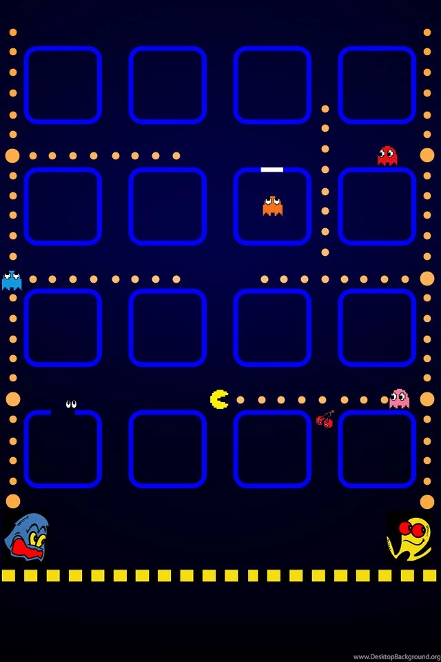Ultimate Pac Man iPhone IOS 4 Wallpapers Collection [10 Downloads ...