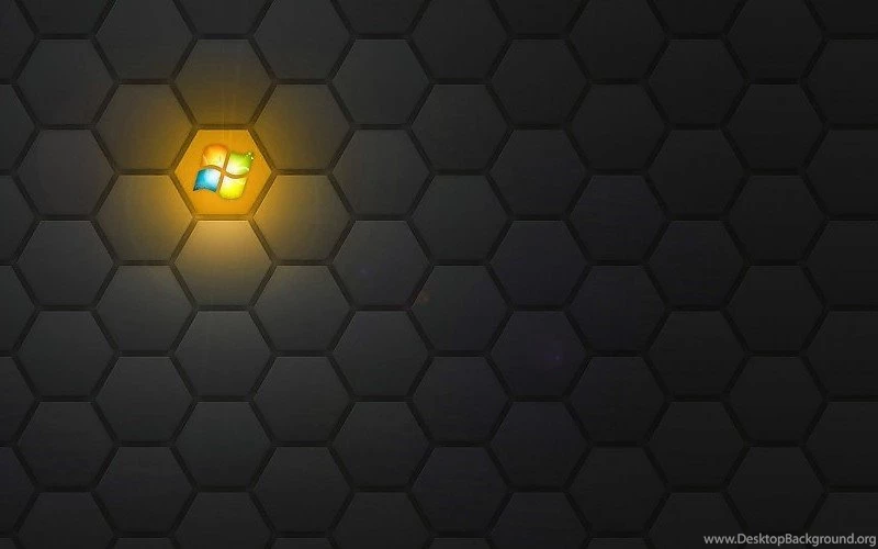 Windows Logo In A Honeycomb Pattern Wallpapers Free Desktop ...