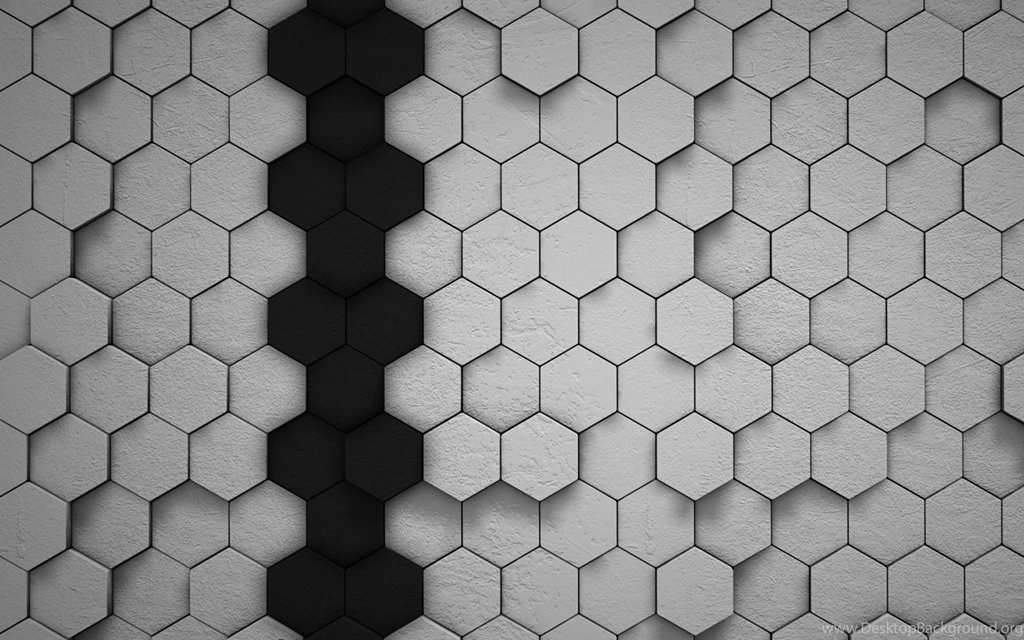 Gray Honeycomb Pattern 1235613