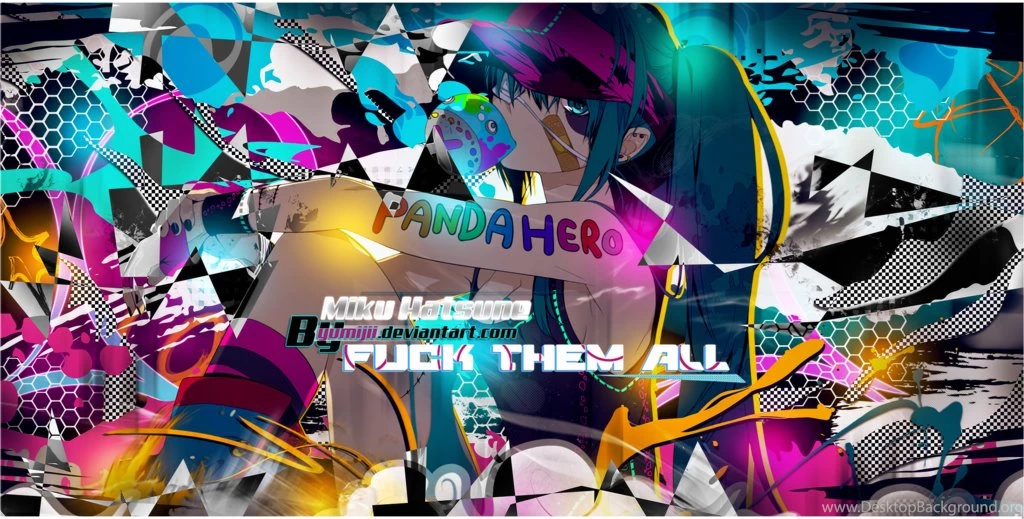 Wallpapers Miku Hatsune Fuck Them All [Love Is War] By Yumijii On ...