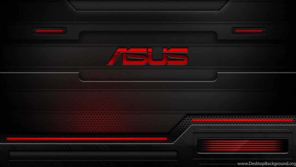 HD Red And Black Asus Technology Wallpapers For Desktop Full Size ...