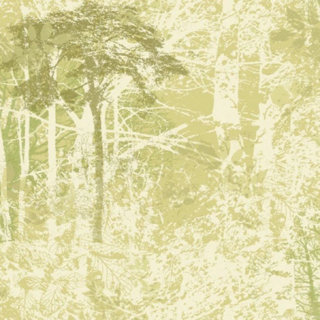 Dark Green Trees On Sage Green And White Tree Silhouettes ...