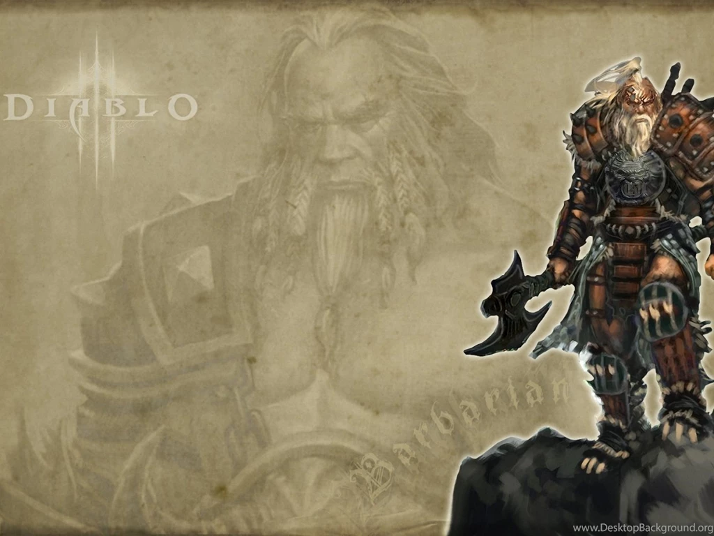DIABLO 3 Barbarian 1400x1050 Wallpapers, 1400x1050 Wallpapers ...