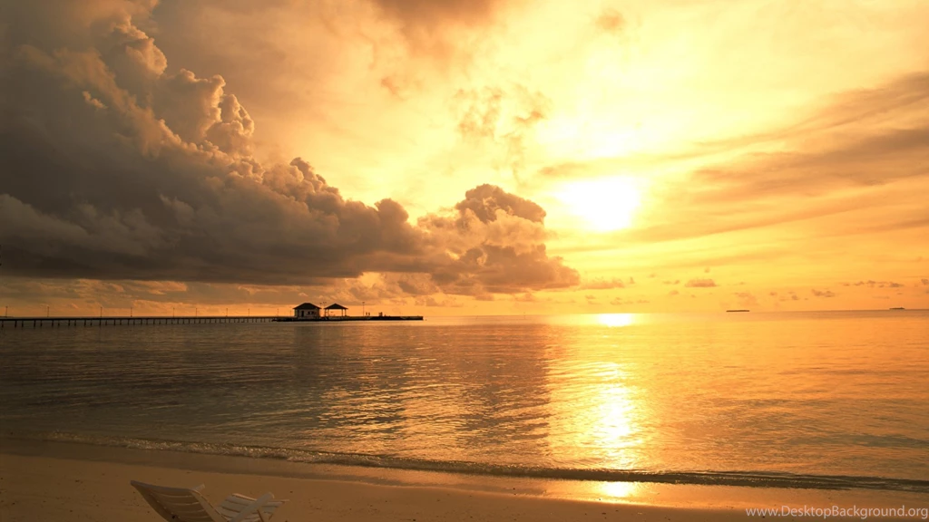 1920x1080 Sea Sunset Desktop PC And Mac Wallpapers