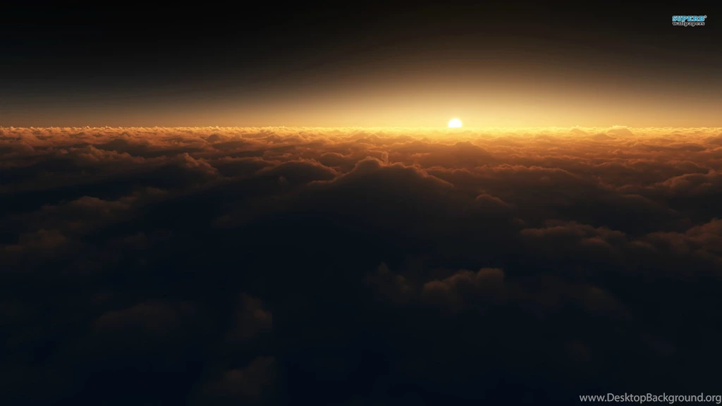 Sunset Above The Clouds Wallpapers Photography Wallpapers