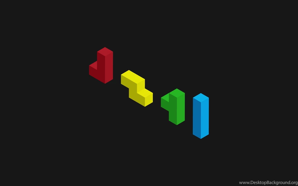 Minimalist Tetris Game Videogames Wallpapers