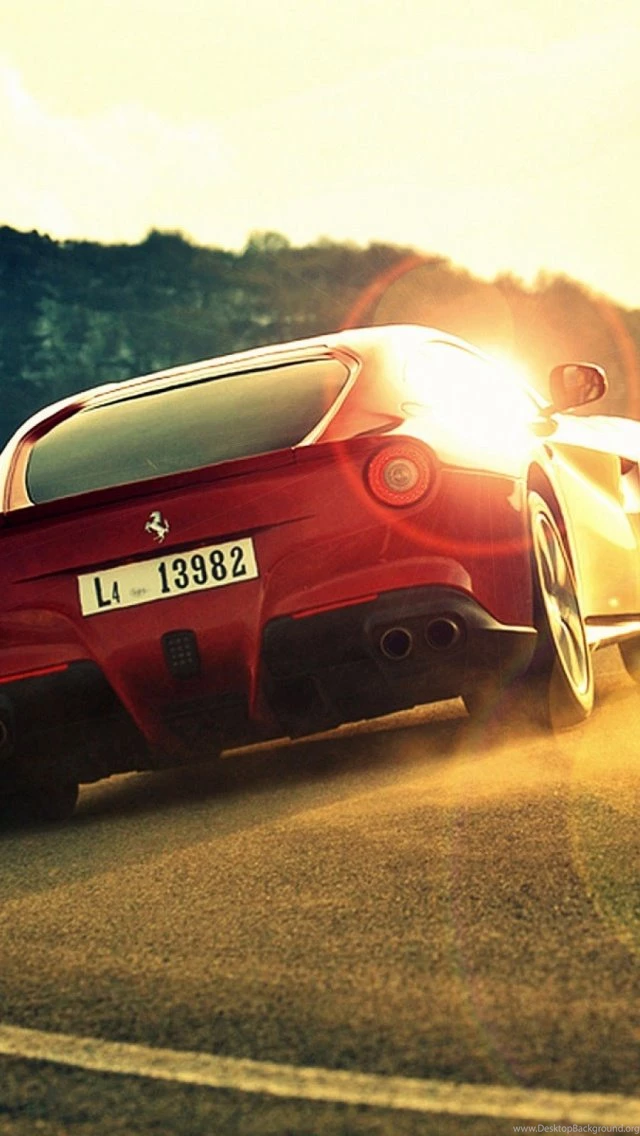 Sunset Ferrari Mobile Wallpapers Mobiles Wall