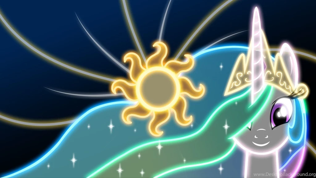 Neon Princess Celestia Wallpapers By ZantyARZ On DeviantArt
