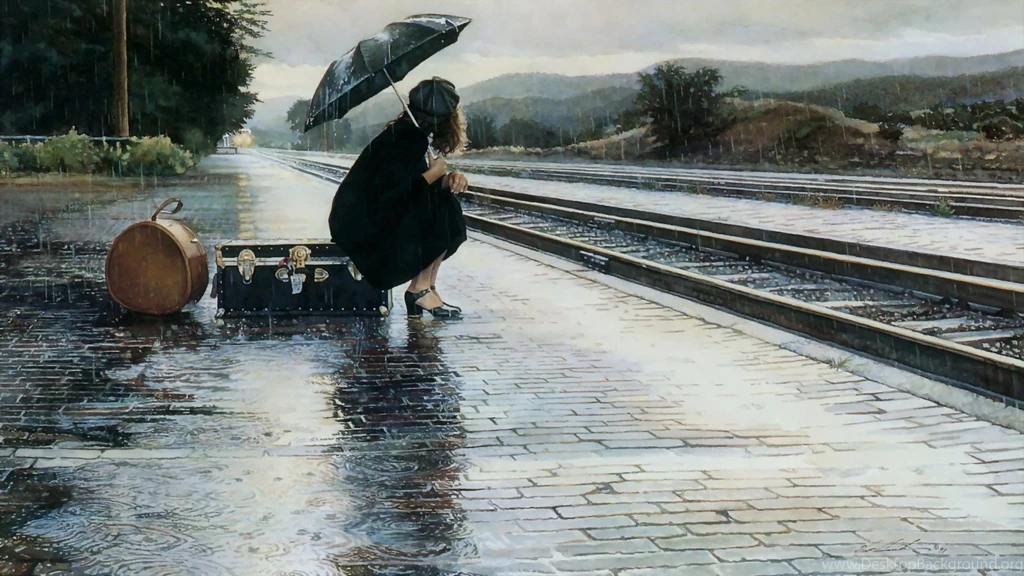 Wallpapers Waiting In The Rain 1920 X 1080 Full Hd 1920 X 1080 ...