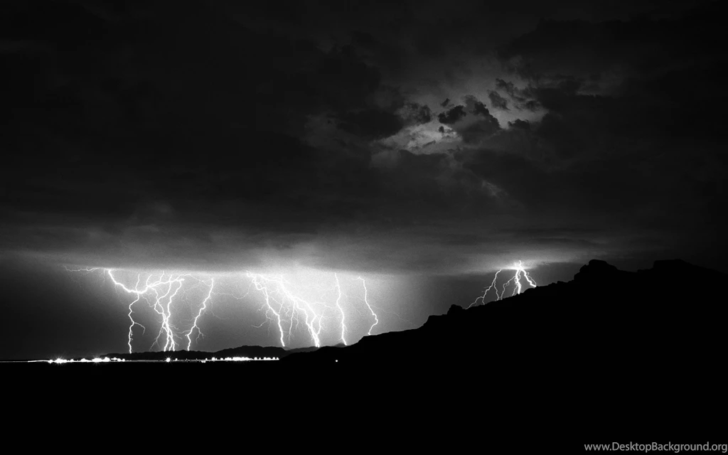Wallpapers Night, Lightning, Thunderstorm, Dark Desktop Wallpapers ...