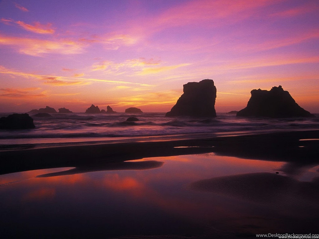 Desktop Wallpapers » Natural Backgrounds » Twilight Reflections ...