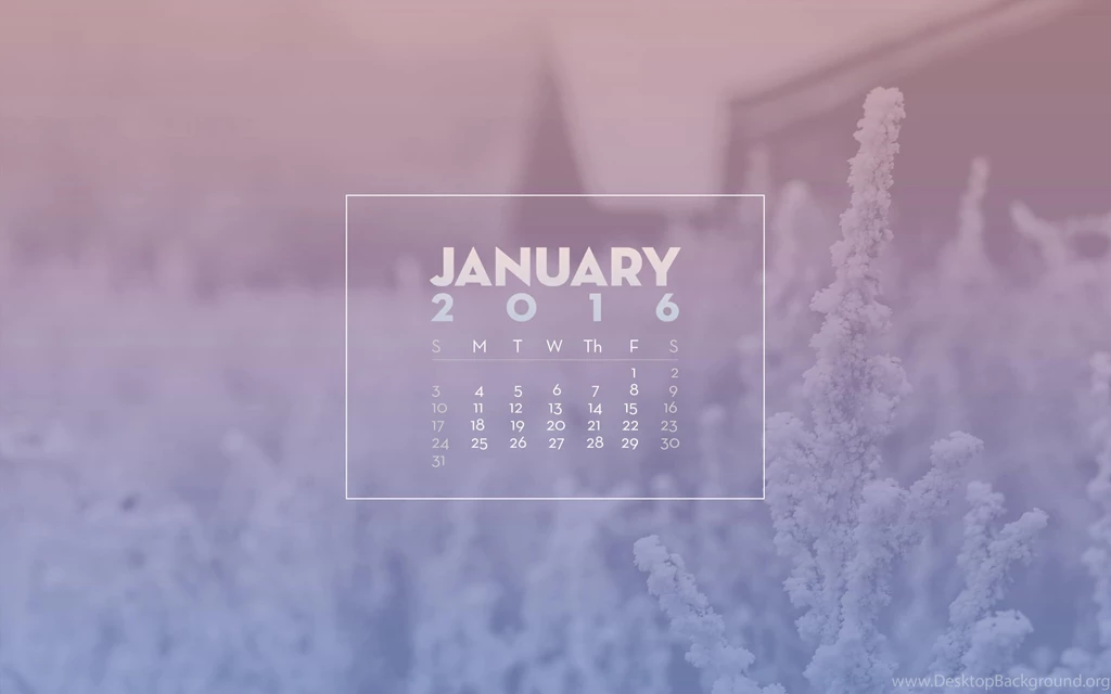 January Desktop Wallpapers Series: Minimalistic Pantone – Hello, Lovely