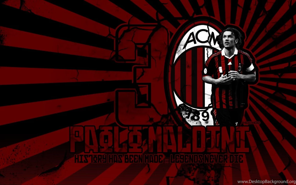 Paolo Maldini AC Milan Legend Exclusive HD Wallpapers