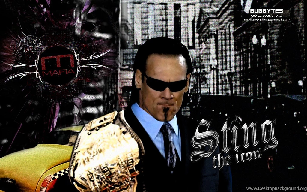 Sting By Bugbytes WallArts TNA Wrestling Wallpapers (8908252 ...