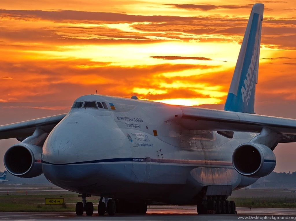 Antonov An 124 Ruslan Sunset Aircraft Wallpapers