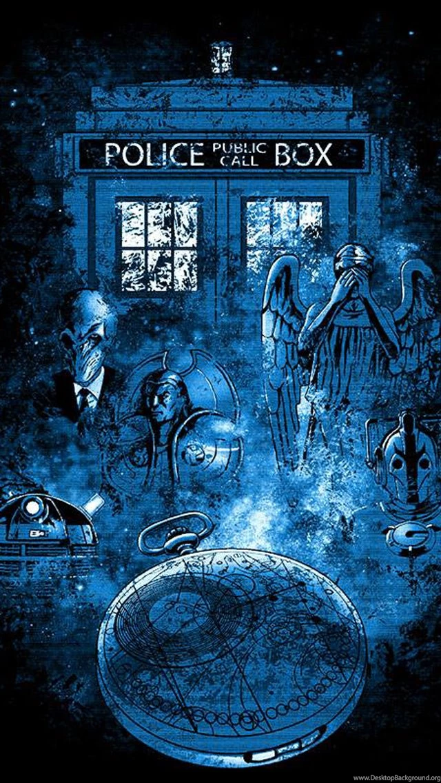 Doctor Who Collage iPhone 5 Wallpapers
