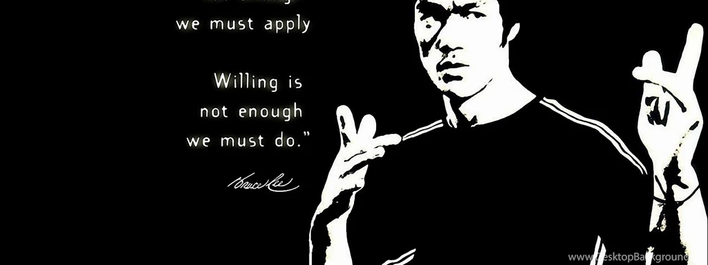 Free Bruce Lee Quote Desktop Wallpapers 2560960
